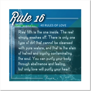 40 RULES OF LOVE - 16 Posters and Art